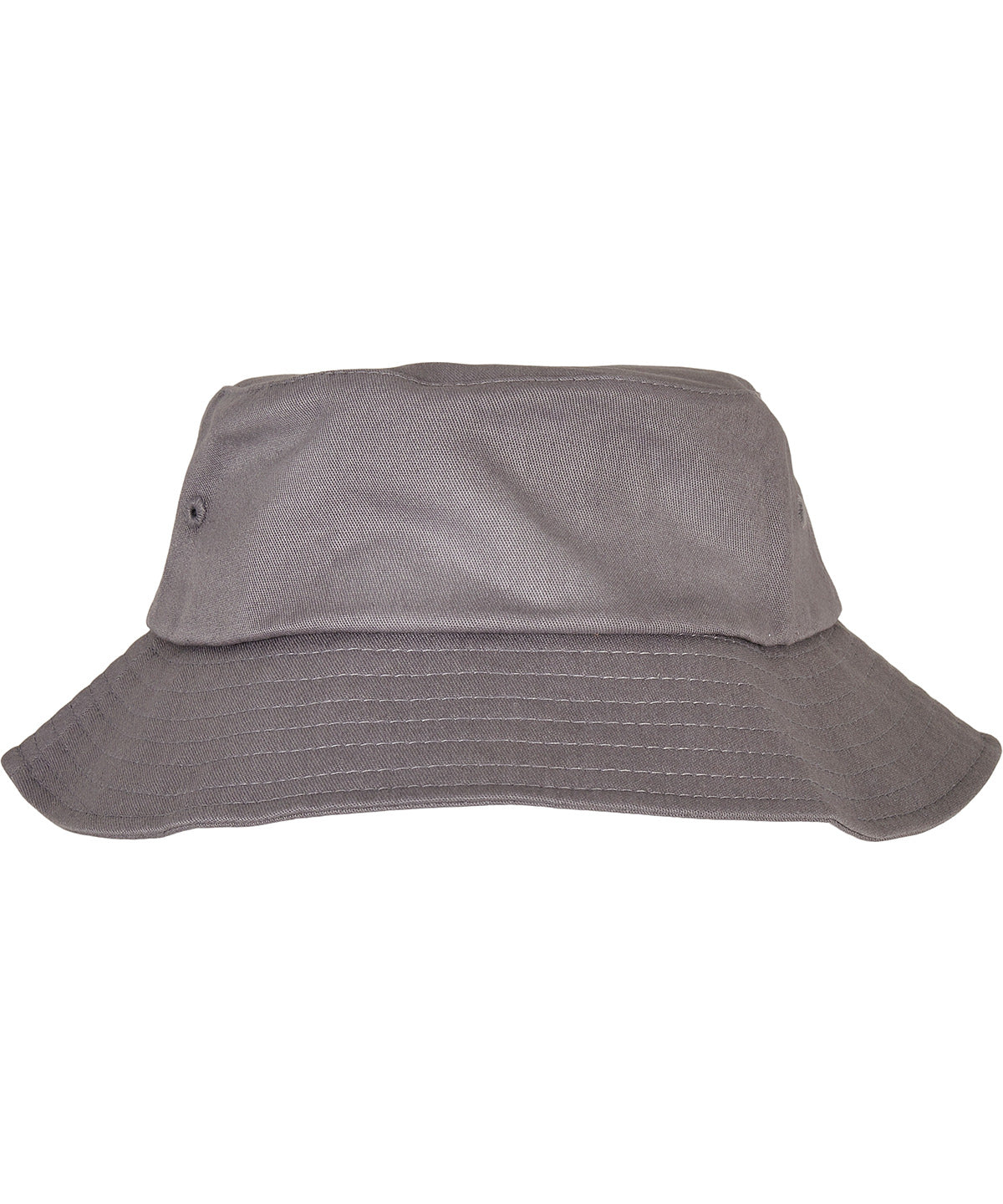 Lifestyle photo of the Kids Flexfit Cotton Twill Bucket Hat in Grey